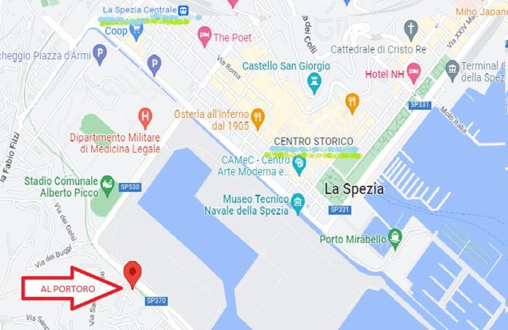 Al Portoro Lägenhet La Spezia Exteriör bild